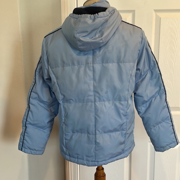 puffer ski jacket feather down removable hood girls 14 - Picture 6 of 13